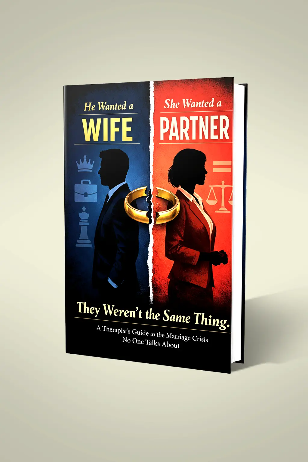 he wanted a wife. she wanted a partner. he wanted a wife. she wanted a partner.